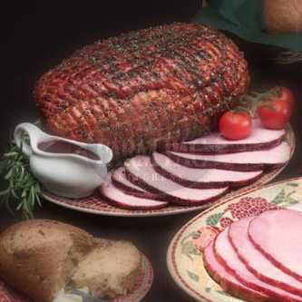 Boneless Black Peppered Smoked Ham
